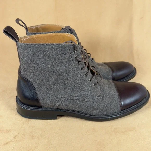 TAFT Men's Jack Wool Cap Toe Boots Size 9 (EUR 42) - Picture 2 of 8